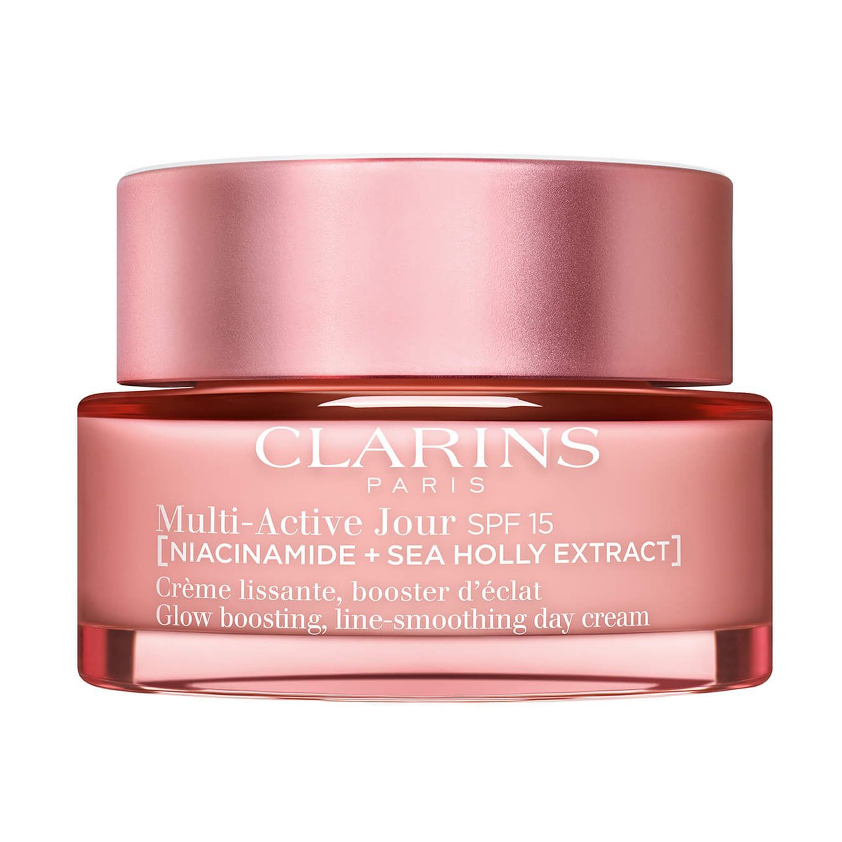 Денний крем для обличчя Clarins Multi-Active Jour SPF 15 Niacinamide + Sea Holly Glow Boosting Line-Smoothing Day Cream, 50 мл